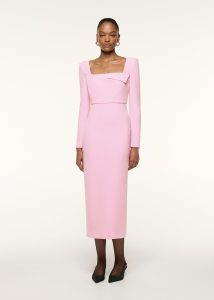 Pink Chest Detail Dress