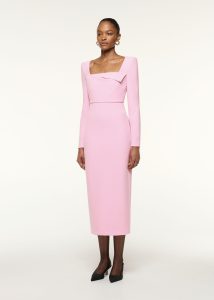 Pink Chest Detail Dress