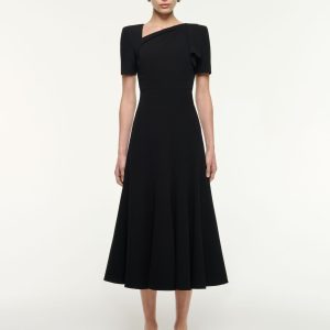 Slant Neck Dress