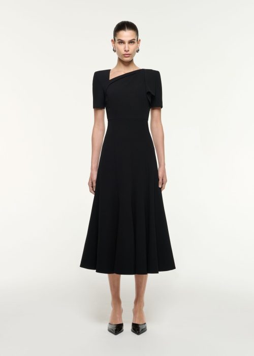 Slant Neck Dress