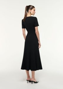 Slant Neck Dress