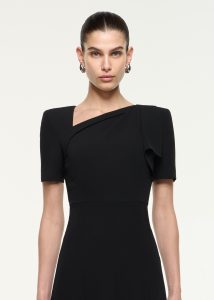 Slant Neck Dress